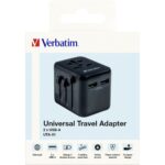 Verbatim 49543 Power Plug Adapter Universal Black