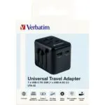 Verbatim 49544 Universal Power Plug Adapter - Black