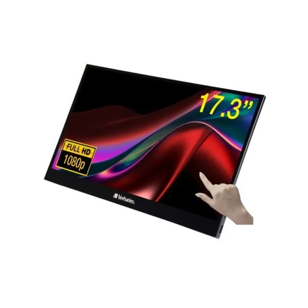 Verbatim 49593 17.3" Full HD Touchscreen Monitor