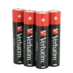 Verbatim AAA 4-Pack Alkaline Battery
