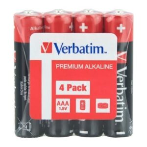 Verbatim AAA 4-Pack Alkaline Battery