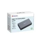 Verbatim CDS-17 USB-C Pro Docking Station, 17 Ports, 8K HDMI/DP, 100W PD
