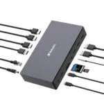 Verbatim CDS-17 USB-C Pro Docking Station, 17 Ports, 8K HDMI/DP, 100W PD