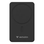 Verbatim Charge 'n' Go Magnetic Wireless Power Bank 5000 mAh Black