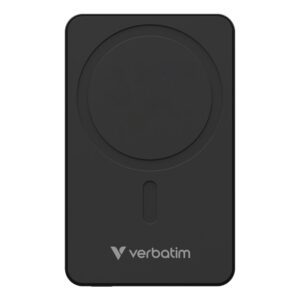 Verbatim Charge 'n' Go Magnetic Wireless Power Bank 5000 mAh Black