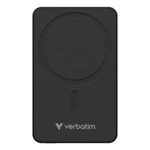 Verbatim Charge 'n' Go Magnetic Wireless Power Bank 5000 mAh Black