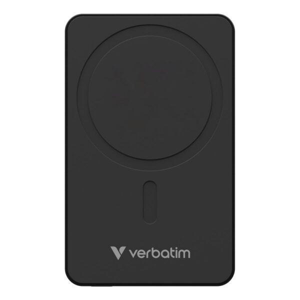 Verbatim Charge 'n' Go Magnetic Wireless Power Bank 5000 mAh Black
