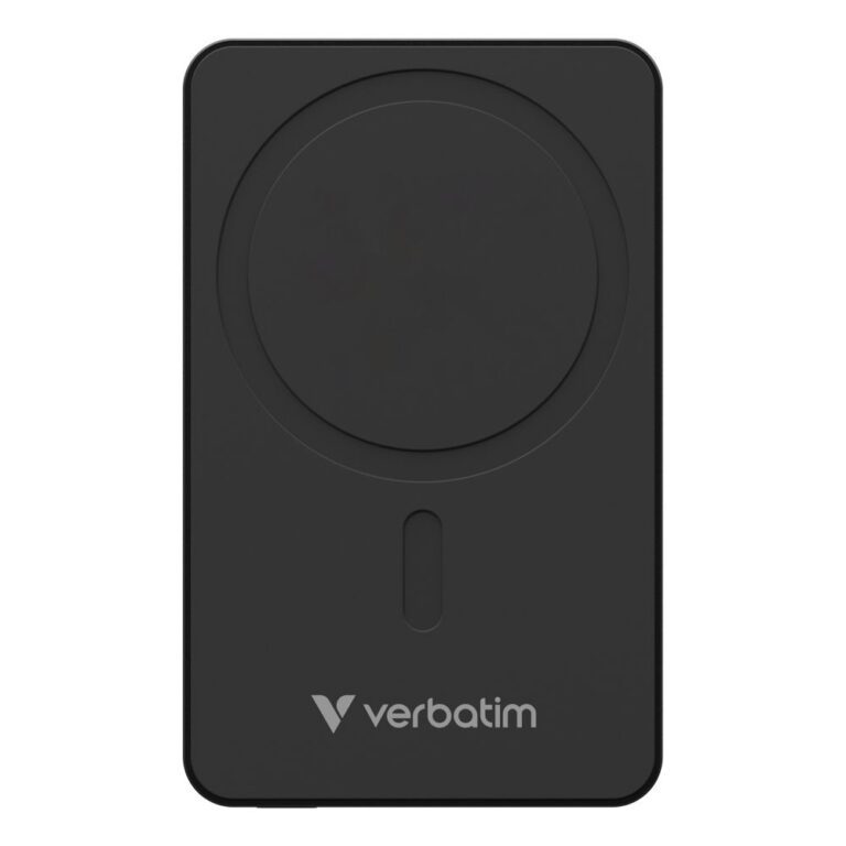Verbatim Charge 'n' Go Magnetic Wireless Power Bank 5000 mAh Black