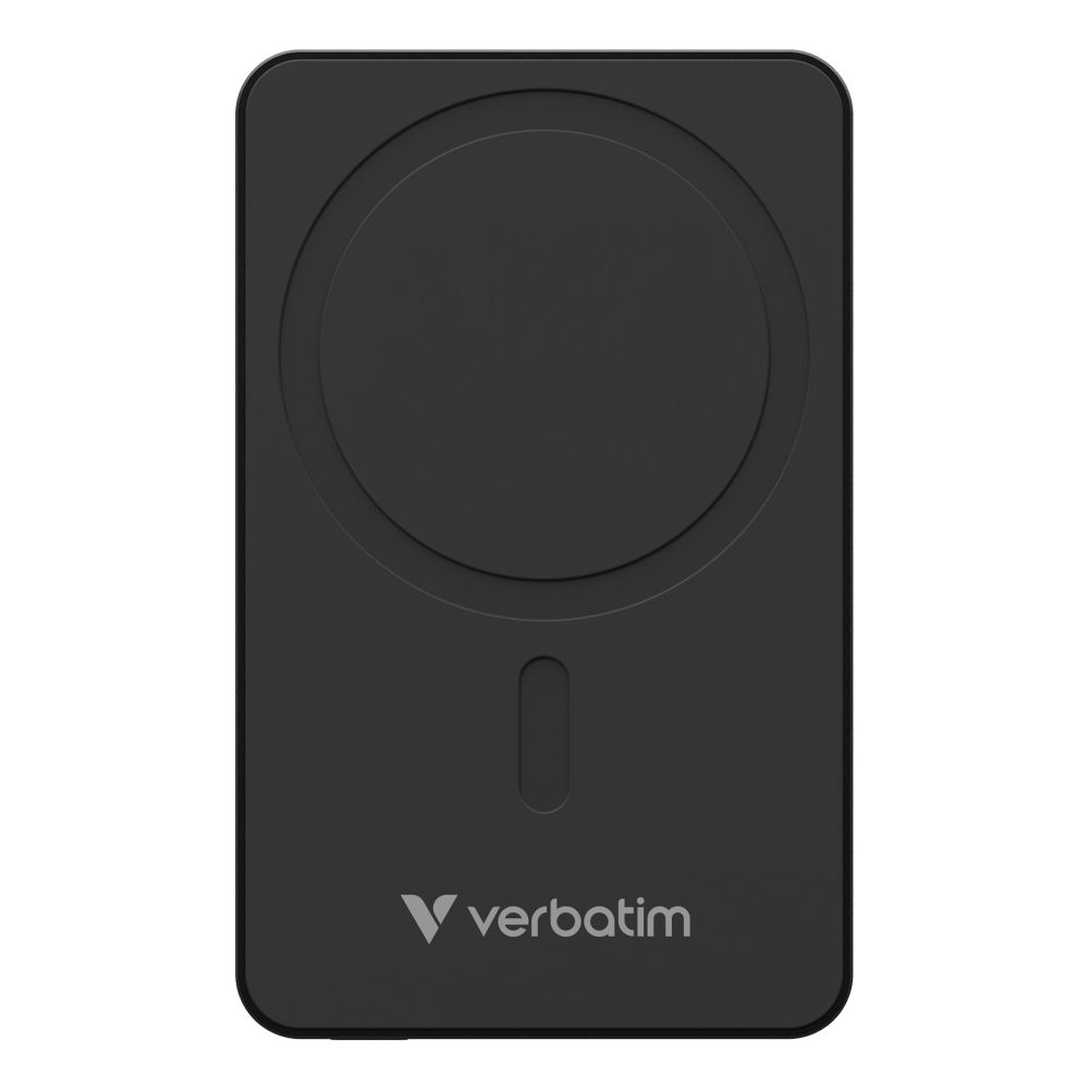 Verbatim Charge 'n' Go Magnetic Wireless Power Bank 5000 mAh Black