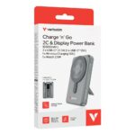 Verbatim Charge'n'Go 2C 10000 mAh Power Bank Grey