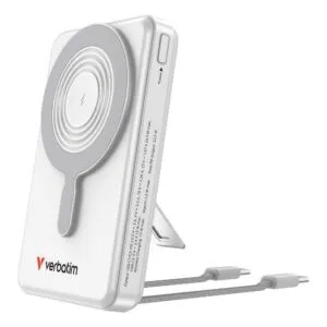 Verbatim Charge'n'Go 2C Display Power Bank 10000 mAh Silver