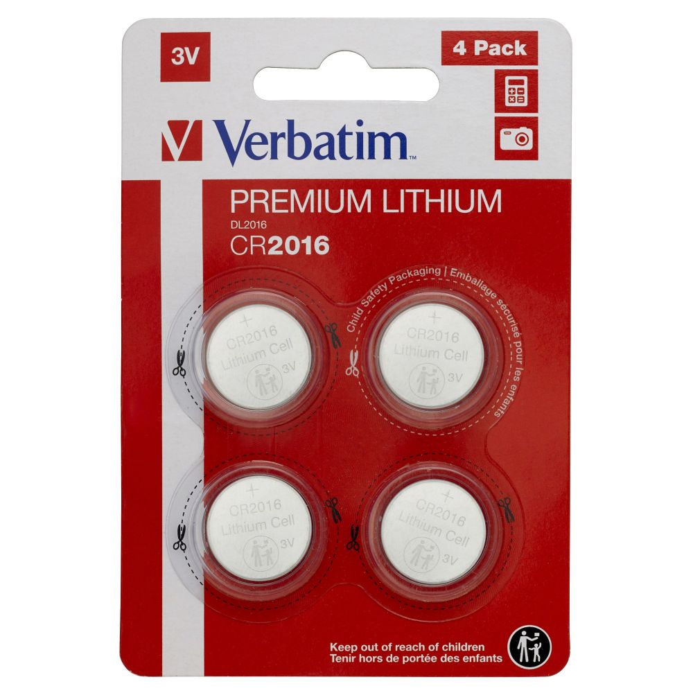 Verbatim CR2016 Lithium Single-use Battery