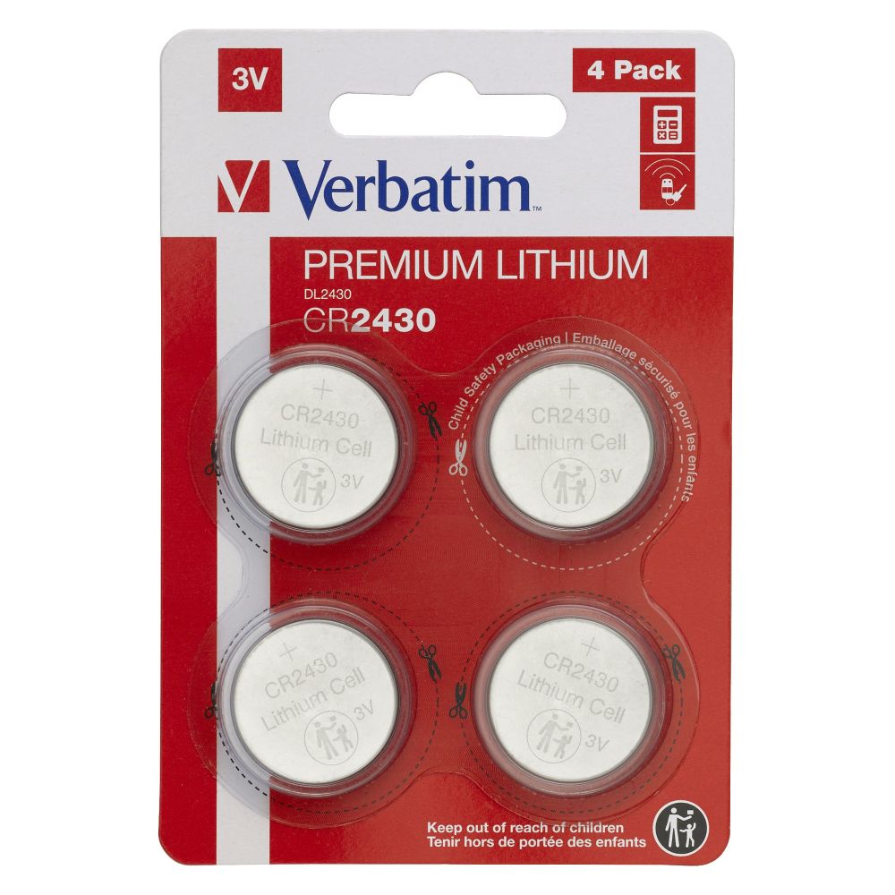 Verbatim CR2430 Lithium Single-use Battery