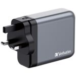 Verbatim GNC-140 GaN Charger 140W USB-C PD 140W / 20W / USB-A QC 3.0 EU/UK/US