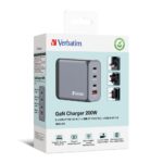 Verbatim GNC-200 200W GaN Charger (EU/UK/US)