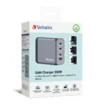 Verbatim GNC-200 200W GaN Charger (EU/UK/US)