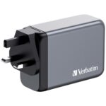Verbatim GNC-240 GaN Charger 240W, 3x USB-C, 1x USB-A (EU/UK/US)