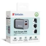 Verbatim GNC-35 GaN Charger 35W EU/UK/US