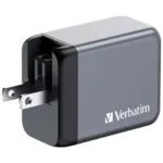 Verbatim GNC-65 GaN Charger 65W, 2x USB-C PD, 1x USB-A QC 3.0 (EU/UK/US)