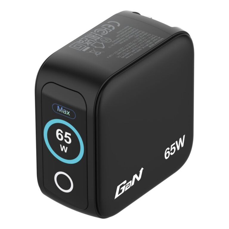 Verbatim Mini GaN Charger 65W with Display