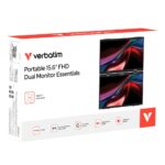 Verbatim Portable 15.6" FHD Dual Monitor Essentials