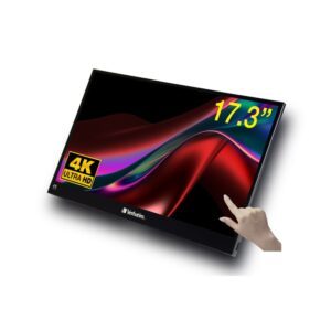 Verbatim Portable Touchscreen Monitor 17.3" Ultra HD 4K