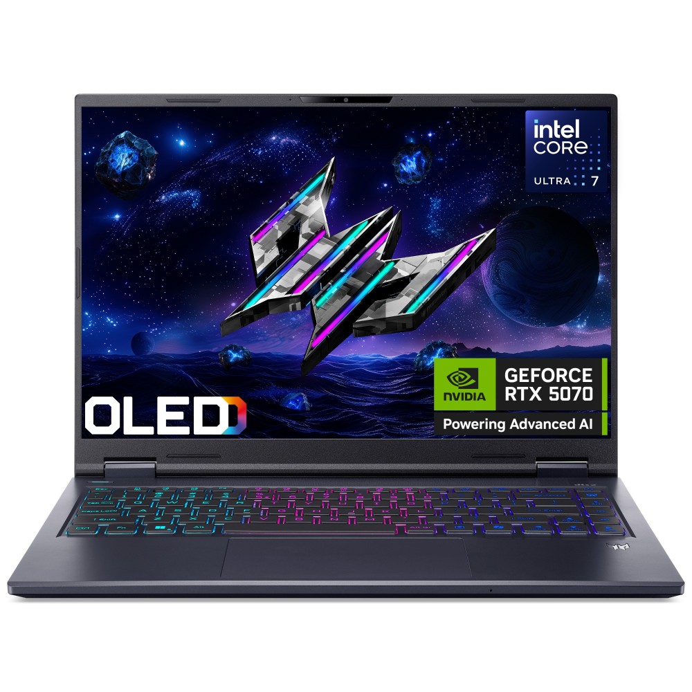 Acer Predator Helios Neo 14 PHN14-71, Intel Core Ultra 7 255HX, 32GB, 1TB SSD, RTX 5070, 14" OLED 120Hz, Win 11