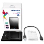 ADATA HV620S 4TB 2.5" External Hard Drive USB 3.2 Gen 1 Black
