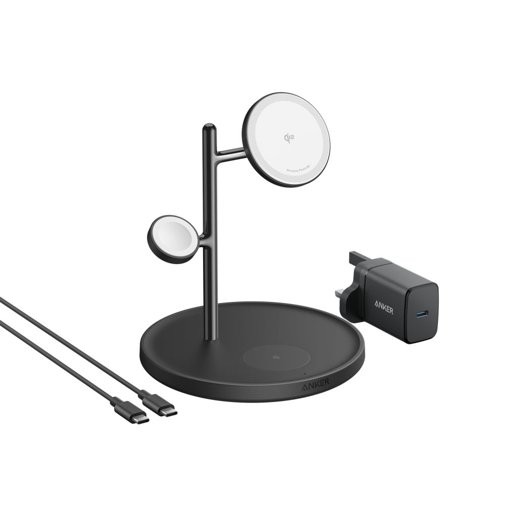 Anker MagGo Wireless Charger - Black - Fast Charging - Indoor Use