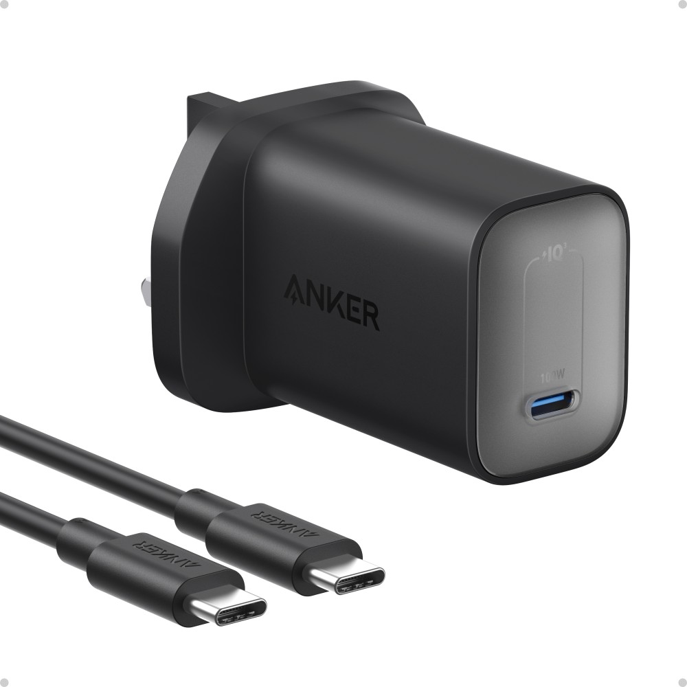 Anker Nano 100W USB-C GaN Charger - Black