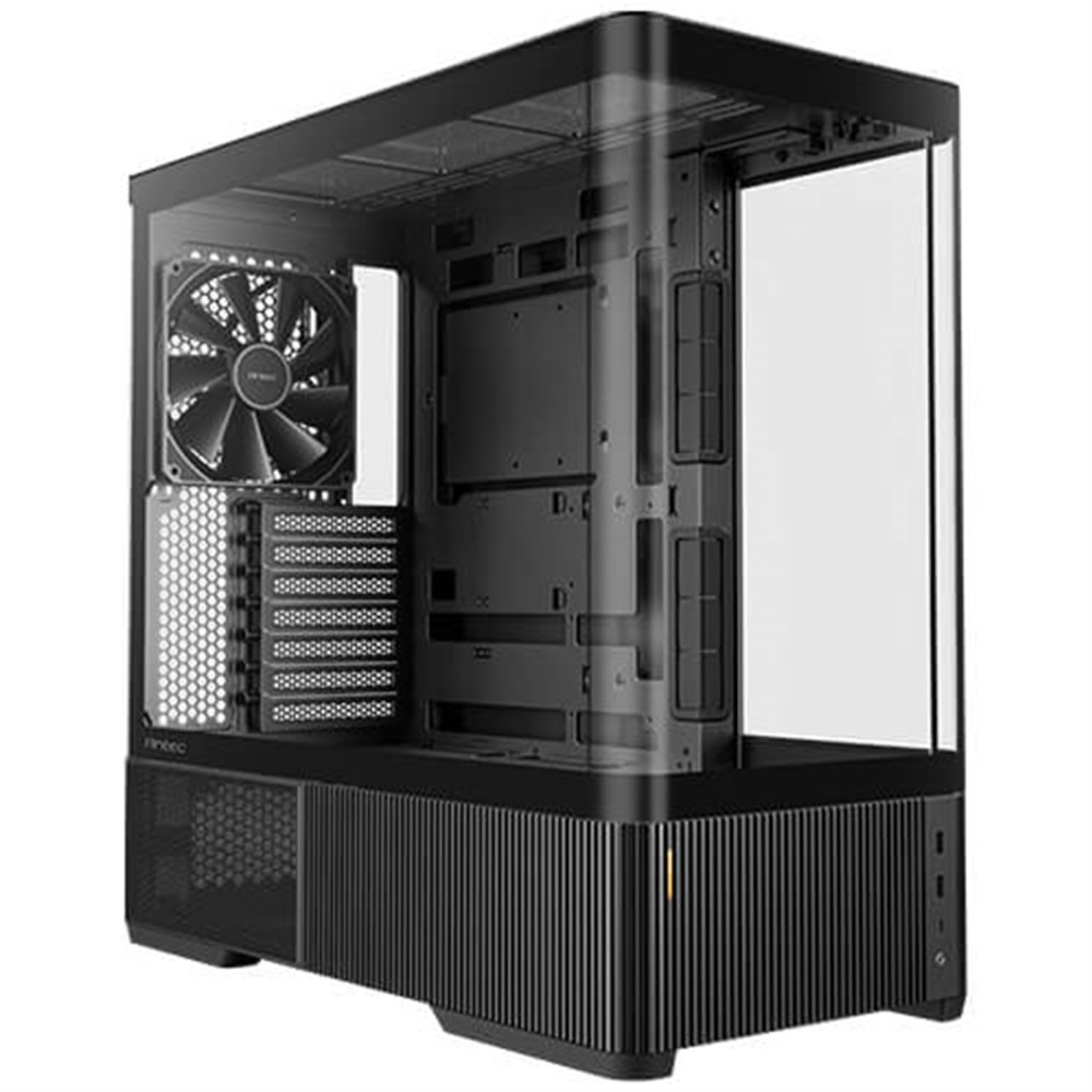 Antec Constellation C6 Air Mid-Tower Case - ATX/mATX/ITX, Curved Glass, 2x120mm + 1x140mm Fans