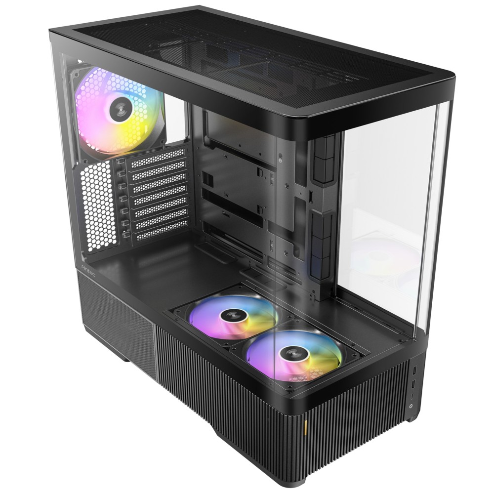 Antec Constellation C6 Air Mid-Tower Case - ATX/mATX/ITX, Curved Tempered Glass
