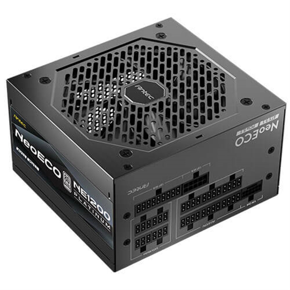 Antec NE1200 Platinum NeoEco 1200W ATX 3.1 PSU, PCIe 5.1, 80 Plus Platinum, 10-Year Warranty