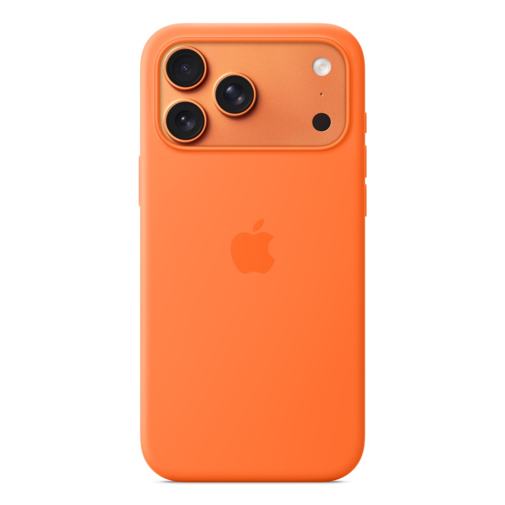 Apple iPhone 17 Pro Max Silicone Case with MagSafe - Orange
