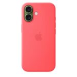 Apple iPhone 17 Silicone Case with MagSafe – Bright Guava