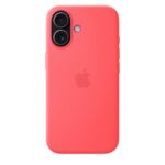 Apple iPhone 17 Silicone Case with MagSafe – Bright Guava