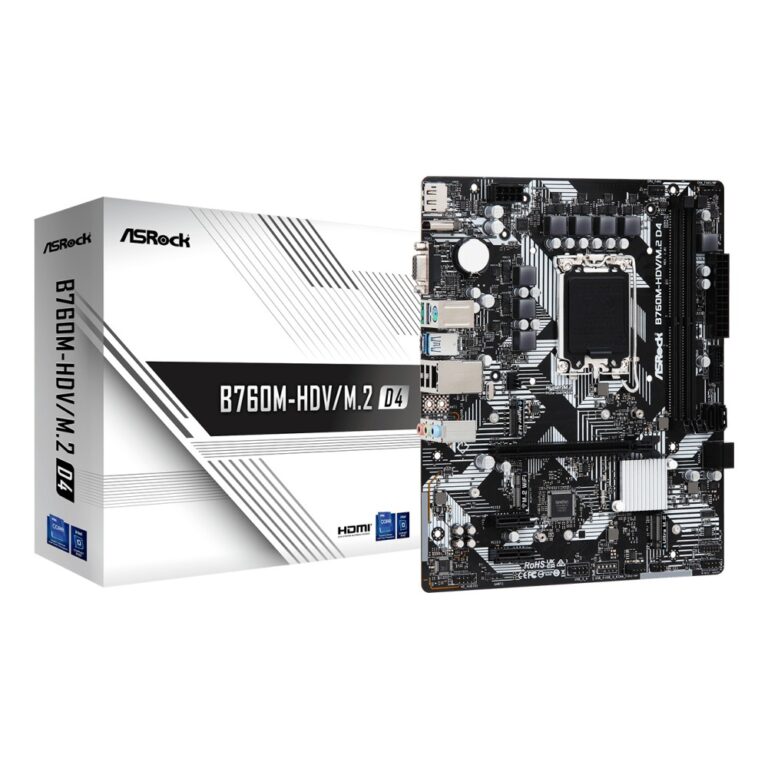 Asrock B760M-HDV/M.2 D4 mATX LGA1700 DDR4