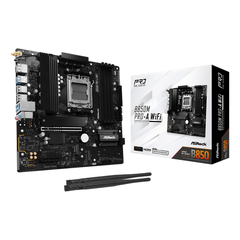 Asrock B850M Pro-A WiFi AMD B850 Socket AM5 mATX