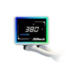 ASRock Challenger 240 AIO Liquid CPU Cooler, 240mm, White, 3" Digital Display, LGA1700/1851 & AM5/AM4
