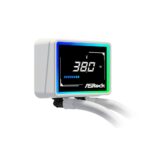ASRock Challenger 240 AIO Liquid CPU Cooler, 240mm, White, 3" Digital Display, LGA1700/1851 & AM5/AM4