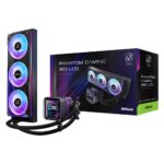 Asrock Phantom Gaming 360 LCD Liquid Cooler 120mm Black