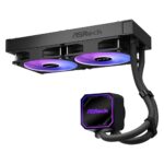 ASRock Pro 240 ARGB AIO Liquid CPU Cooler 240mm, Intel LGA1700/1851 & AMD AM5/AM4