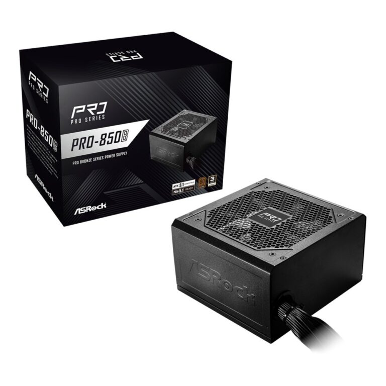 Asrock PRO-850B 850W ATX PSU, 80 Plus Bronze