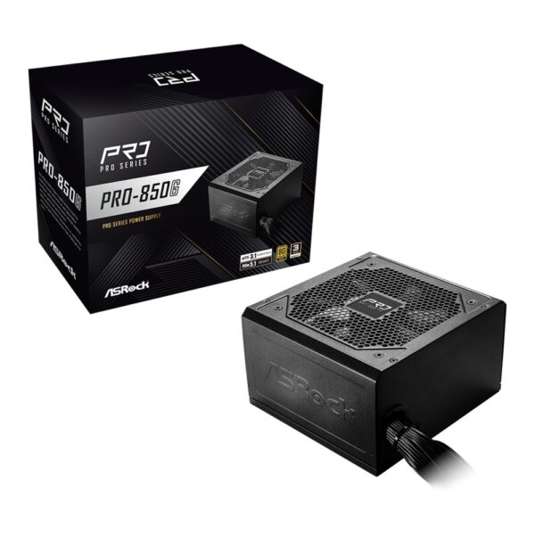 Asrock PRO-850G 850W ATX PSU, 80 Plus Gold