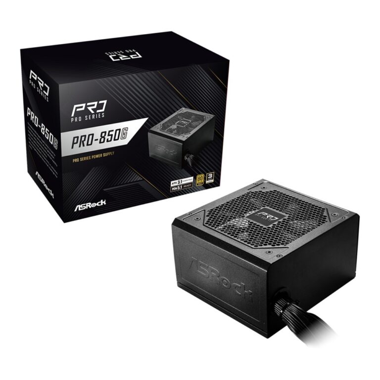 Asrock PRO-850G 850W ATX PSU, 80 Plus Gold