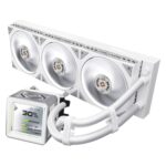 ASRock Steel Legend 360 White AIO CPU Cooler - LCD, LGA1700/1851 & AM5/AM4