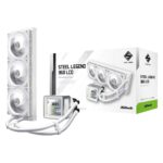 ASRock Steel Legend 360 White AIO CPU Cooler - LCD, LGA1700/1851 & AM5/AM4