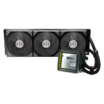 ASRock Steel Legend Dark 360 LCD AIO CPU Cooler, LGA1700/1851 & AM5/AM4