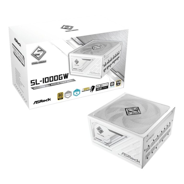 Asrock Steel Legend SL-1000G 1000W ATX PSU 80 Plus Gold