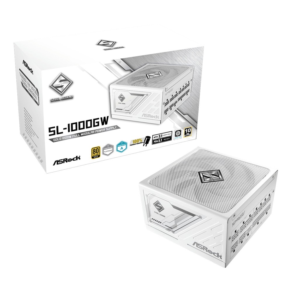 Asrock Steel Legend SL-1000G 1000W ATX PSU 80 Plus Gold